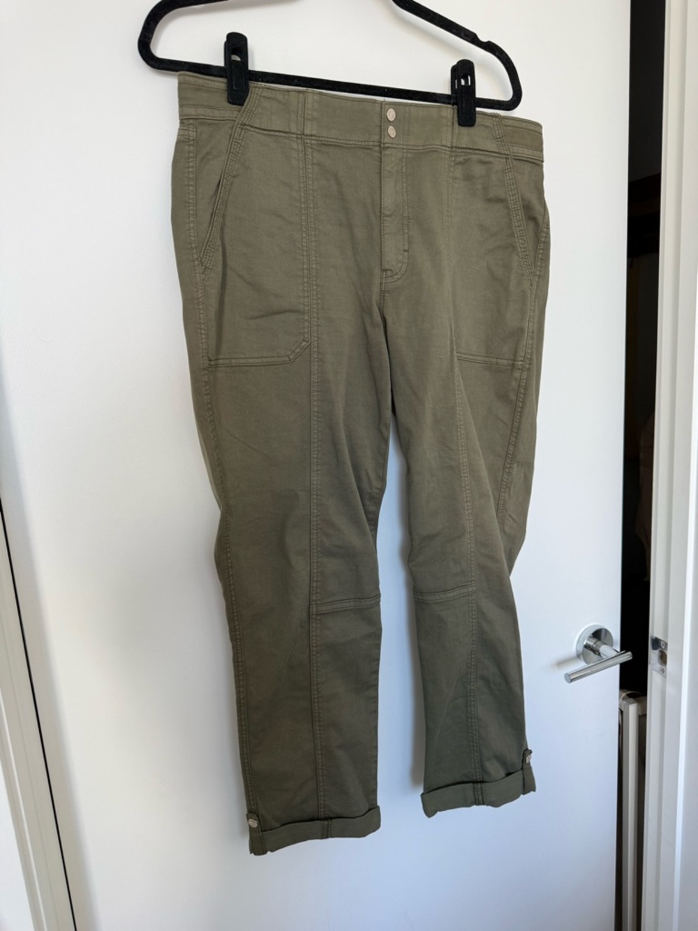 White House Black Market Olive Green Cargo Pants